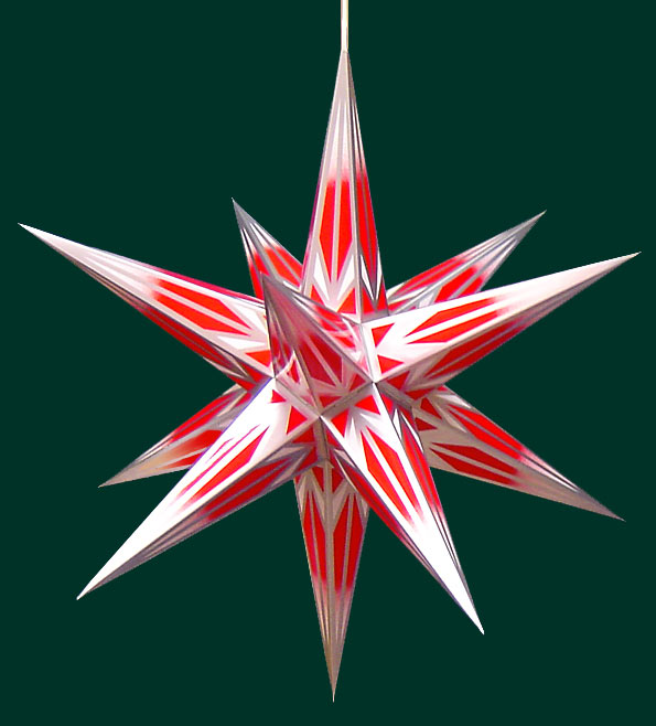 Weihnachtsstern Rot Weiß