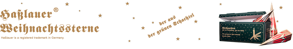 Haßlauer Weihnachtssterne